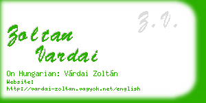 zoltan vardai business card